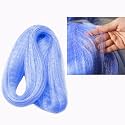 2 Finger Unfinished Fishing Gill Net | 50mm Mesh Size | 8ft Height x 250–300ft Length | Twine 015 Ultra-Fine Monofilament | Raw Transparent Nylon Net for Inland Fishing