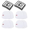 2 HEPA + 4 Foam Filters XHFZD400, XFFKZD400 Part for Shark ZD400,ZD402,ZD402WBKT Upright Vacuums Parts