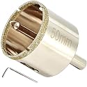 2 Inch (50mm) Diamond Hole Saw with Pilot Bit, 50mm Tile Hole Saw with Center Drill Bit for Marble, Granite, Ceramics,Porcelain Tiles, Glass, 1-1/2" Depth of Cut for Thick Countertops