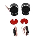 2 Inch Car Midrange Speaker 220W Peak Power Aluminium Alloy Clear Stereo Door Speakers for Vehicles