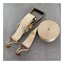 2 Inch Ratchet Tie Down Straps, 11023 LBS Break Strength, Cargo Ratchet Straps with Double J Hook for Moving Appliances Truck Trailer Motorcycle Kayak Car Roof(7.0m/23.0ft)
