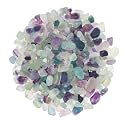2 Lb/920g Pebbles for Indoor Plants, Bamboo, Crafts, 0.2-0.35" Small Plant Pebbles for Pots Indoor Drainage, Fluorite Crystal Chips, Decorative Gravel for Aquarium, Fish Tank