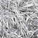 2 LB Light Gray Raffia Paper Shreds Filler, Raffia Grass Paper Shreds
