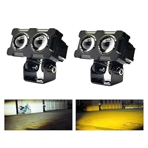 2 LED Lens Fog Flashing Light for