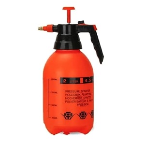 2 liter hand operated pressure spray pump garden pump sprayer portable hand pump pressure water spray bottles with adjustable nozzle trigger lock sprayer for home lawn