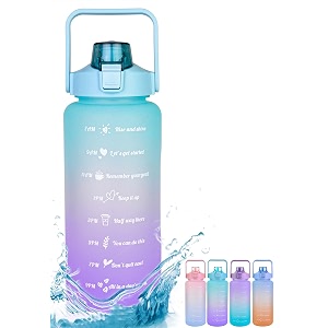 2 Liters Sports Water BottlesPortable Wide Mouth