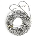 2 Meter Long 2Pin IEM Cable, in Ear Monitor Replacement Earbuds Earphone Cable, KBEAR ST12 Plus 8 Core 4N OFC Silver-plated HiFi Headphone Wire for KZ ZST/AS10/ZS10/ZST-X CCA C10/C12(Grey, 2PIN 4.4MM)