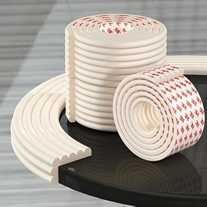 2-meter silicone edge protector strip baby proofing edge amp corner guard child safety cushion for furniture desks sharp corners  soft amp durable for kids w shape black