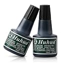 2 oz/60 ml Black Ink Refills for Ink Pad,Water-Based Pigment Ink for Rubber Stamps, Scrapbooking, Fingerprinting, Teachers and Office Use