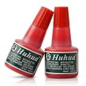 2 oz/60 ml Red Ink Refills for Ink Pad, Water-Based Pigment Ink for Rubber Stamps, Scrapbooking, Fingerprinting, Teachers and Office Use