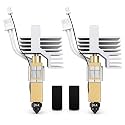 2-Pack 0.4mm Hardened Steel Ceramic Hotend Kit for Elegoo Centauri Carbon 2 (CC2), Upgrade 2.0 All-Metal Print Head for 3D Printer