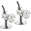2 Pack 1.5'' SS304 Stainless Sampling Valve Beer Sampling Valve Clamp End for Beer Wine Beverage Milk