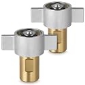 2 Pack 1 in Npt Wet Line Wing Nut Hydraulic Female Coupler