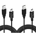2 Pack 10ft Charging Cable Compatible with PS3 Controller, USB 2.0 Type A to Mini B Cable Sync Cord Compatible with PlayStation 3 PS3 Slim Controllers, Cell Phones, Digital Cameras