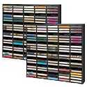 2 Pack 115-Slot Cassette Tape Storage Organizer Rack