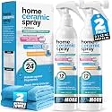 2 Pack [12 Oz] Home Ceramic Coating Spray Kit - Shine, Seal & Protect Kitchen & Bath Surfaces - High Shine - Repels Stains & Grime Effortlessly - Use on Stainless Steel, Sinks, Countertops, Glass