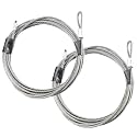 2-Pack 13.5FT Torsion Spring Garage Door Cable for 12FT Tall Garage Door