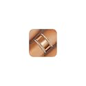 2-Pack 14K Gold Plated Stackable Rings for Oura Ring Gen 5/4/3