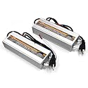 (2-Pack) 150W 12V IP67 Waterproof LED Power Supply