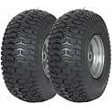 2 Pack 15x6.00-6 Lawn Mower Tire and