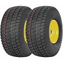 2 Pack 15x6.00-6 Tubeless Lawn Mower Tire