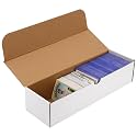 2-Pack • 1600-Count Trading/Gaming Card Box – Fits Top Loaders & Sports Cards – Heavy-Duty Cardboard Organizer (2-Pack-Whtie)