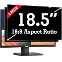 [2 Pack] 18.5 Inch Privacy Screen Filter for Widescreen 16:9 Monitor
