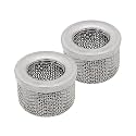 2 Pack 181072 Pump Inlet Strainer Fit for UltraMax 795 1095 1595 Ultra 1500 1000 750 333 433 Gmax 3900 5900 Suction Hose with 1" NPT Thread Stainless Steel