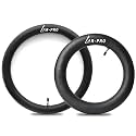 (2-Pack) 2.75-17 (70/100-17) Front and 3.00-14 (90/100-14) Rear Inner Tube for Dirt Bike Tires - Compatible with Honda Trail, Baja Motorsports, 110cc, 125cc, and 140cc Off-Road Bikes and More