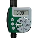 2-Pack (2 Total Timers) Orbit Programmable Digital Hose Watering Timer - 1 Outlet - Battery Powered - with LCD Screen - Built-in Rain Delay - Water-Resistant - 62061
