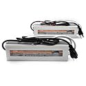 (2-Pack) 200W 12V IP67 LED Power Supply Driver