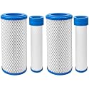2-Pack 25 083 01 Outer Air Filter Compatible with Kohler 25 083 01-S 2508301 Kawasaki 11013-7020 11013-7044 Air Cleaner Cartridge with Inner Filter 25 083 04 2508304 11013-7019 11013-7045