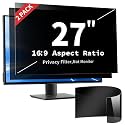2 Pack 27 Inch Privacy Screen Filter for 16:9 Curved and Flat