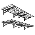 2-Pack 2x6ft Garage Shelving, Heavy Duty Wall Mounted, 1400lbs Load