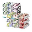 2 Pack 3-Tier Can Organizer for Pantry, Modular Canned Food Rack
