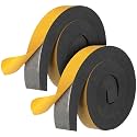2 Pack 3in x 2-1/4in x 6.5 ft Air Conditioner Foam Tape Window