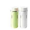 2 Pack 4 in 1 Travel Dispenser Bottles, Leakproof Rotatable Pump Refillable Containers with Labels, Portable Toiletry Bottles for Shampoo, Conditioner, Body Wash, Lotion, Cosmetics, Travel Camping