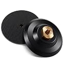 2 Pack 4 Inch Rubber Backer Pad 5/8"-11 and Loop Flexible Backing Pad