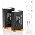 2 Pack 5000mAh Power Mag Rechargeable Battery for Edge 2 Battery Pack