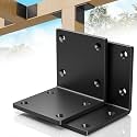 2 Pack 6x6 Heavy Duty Corner L Brackets for Wood, 1/4 Inch Steel