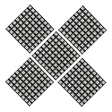 5-Pack LED Matrix Panel 8x8, 64 Pixels Individually Addressable Flexible Led Panel, Programmable RGB 5050SMD Digital Led Display Screen for Arduino, Raspberry pi, Image Video Text Display