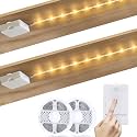 2 Pack 9.8Ft Battery Powered LED Strip Lights for Kitchen (Warm White)