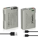2-Pack 950mAh Replacement Batteries for EN-EL14 EN-EL14A with Type-C Direct Charging Port Compatible with Nikon EN-EL14 D3100 D3200 D3300 D3400 D3500 D5100 P7000 P7700 P7800 Cameras