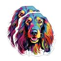 (2 Pack) Afghan Hound Dog Breed Stickers - 5 Inches On Longest Side - Choose from Over 100 Dog Breeds - for Cars, Trucks, Skateboards, Laptops - Made in USA - BMCS1745
