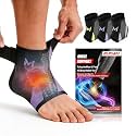 2-Pack Ankle Brace Pro Lace up Anklepro Support Women Men Bidirectional Motion Softball Ankles Sports Sock with Straps Lightweight Basketball Elastic Ankle Stabilizer for Sprained Injured Foot (Purple)
