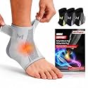 2-Pack Ankle Brace Pro Lace up Anklepro Support Women Men Bidirectional Motion Softball Ankles Sports Sock with Straps Lightweight Basketball Elastic Ankle Stabilizer for Sprained Injured Foot (Light gray)