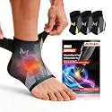 2-Pack Ankle Brace Pro Lace up Anklepro Support Women Men Bidirectional Motion Softball Ankles Sports Sock with Straps Lightweight Basketball Elastic Ankle Stabilizer for Sprained Injured Foot (Gray)