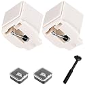 2 Pack ATN3600L Record Player Needle Replacement with Brush