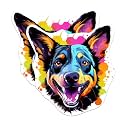 (2 Pack) Australian Cattle Dog Breed Stickers - 5 Inches On Longest Side - Choose from Over 100 Dog Breeds - for Cars, Trucks, Skateboards, Laptops - Made in USA - BMCS1756