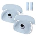 TinlyFinly Baby Potty Training Car Seat Protector Cover, 2 Pack, Light Blue